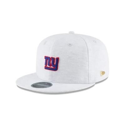 Grey New York Giants Hat - New Era NFL Micro Stitch 9FIFTY Snapback Caps USA0713268